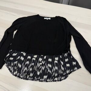 Black and White Women's Top